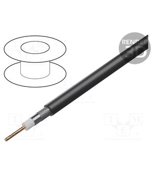 50093 Wire: coaxial; RG58; wire; CCS; PVC; black; 100m; Øcable: 5mm; CPR: Eca WeEpfumRgT7MsSEVWDfaoYh-p31NBhqLdE9WjKzLb0Y