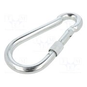 KSZ12140 Carabiner; steel; for rope; L: 140mm; zinc; 12mm; with protection oV8a7TDM7etda4tlctQ3VKAInXXGoFf2BQN_T6G_7yo