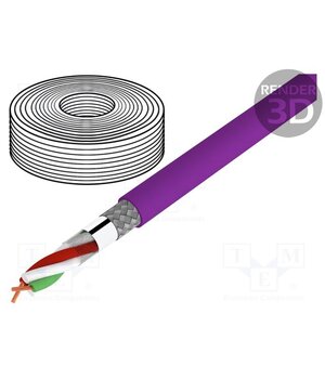 CF888.001 Wire: data transmission; chainflex® CF888; 2x0.25mm2; violet 37JDzTfNVUs_bho5Av8zoJbUsdlgekGM0hJIcZ0gCtk