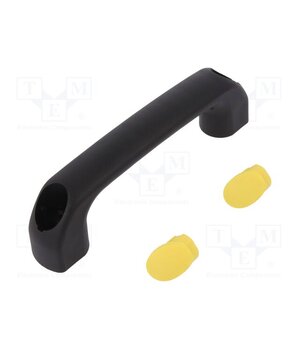 4.444.002-05 Holder; polyamide; black; H: 40mm; L: 145mm; W: 22.5mm; 530N; handle G1gwuYjdG5TDQOpR6Zk02epJnDs3TPwhw8zt41LBHXM