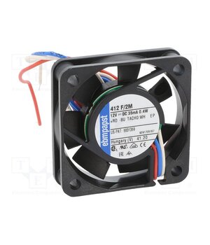 412F/2M Fan: DC; axial; 12VDC; 40x40x10mm; 6.5m3/h; slide; 4300rpm AmXskBwmajSlKN4o-pmZ4VPpfYzhXVgdMyj0vbCy5wo