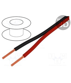 TSK-51-10 Wire: loudspeaker cable; 2x0.5mm2; stranded; CCA; black-red OPWPXGTV-pmfljsaulRkyPmlY7EaY6pdvJo8cx8wtbI