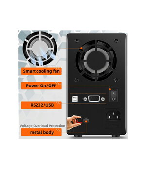 Programmējams laboratorijas barošanas avots 0–30 V, 0–10 A, 4 cipari, RS232, USB

 AML3010RS+0.jpg