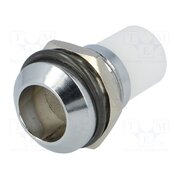 AC-10 LED holder; 10mm; chromium; convex; with plastic plug 9dLTUadqUlyFWPB7oBD28Jx55__kSxrPC4l-mAAIN10