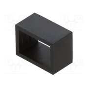 CR-300 LED holder; two-piece; black; UL94V-2; L: 7.6mm; polyamide Lp--LBUIdixl7BoP3KBqGpHXnbeLDcegF7m2nwQrG8I