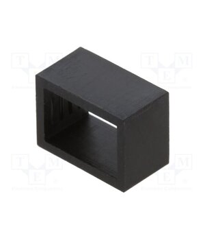 CR-300 LED holder; two-piece; black; UL94V-2; L: 7.6mm; polyamide Lp--LBUIdixl7BoP3KBqGpHXnbeLDcegF7m2nwQrG8I