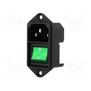 4302.2141 Connector: AC supply; socket; male; 10A; 250VAC; C14 (E); KEB2 mCXHhryp28xUNor64BtkfBA9JYmoRSfoAeq26wX4zyw