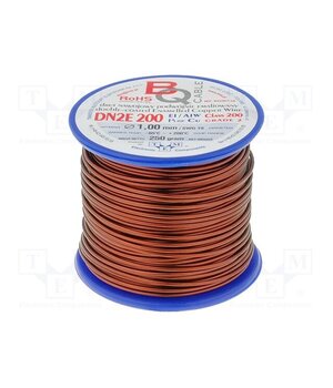 DN2E1.00/0.25 Coil wire; double coated enamelled; 1mm; 0.25kg; -65÷200°C 8PMd2lIID6nSfOdRb_zAhddOxDrt7v0NxMoWSsVicM4