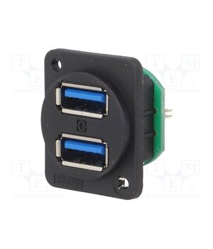 CP30105X Connector: USB A; socket; pin header; double; USB 3.0 znb9TbsOGfzSmtkbUmNiQ5NhNlydCXmsJr4qGFpRVGg