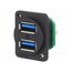 CP30105X Connector: USB A; socket; pin header; double; USB 3.0 znb9TbsOGfzSmtkbUmNiQ5NhNlydCXmsJr4qGFpRVGg