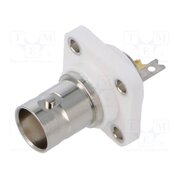 R141-410-000 Connector: BNC; socket; female; straight; 50Ω; soldering; PTFE mREEiDIPf85_fenYYZQLL0k2hDq3lvDWHzLeX-9v59g