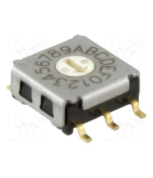 A6KS-162RF Encoding switch; HEX/BCD; Pos: 16; SMT; Rcont max: 200mΩ; 1.96Ncm Tq5SrZhJgD1C2HEADZ5YmoVEnFimptBOkYrUPXGa4Kk