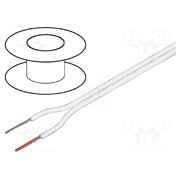 C100 2X1.00 WHITE Wire: loudspeaker cable; 2x1mm2; stranded; OFC; white; unshielded ClQMq6tYrfUTZO0vcXbdNMBAEWQOTL7KKxFokM4hUsg