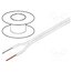 C100 2X1.00 WHITE Wire: loudspeaker cable; 2x1mm2; stranded; OFC; white; unshielded ClQMq6tYrfUTZO0vcXbdNMBAEWQOTL7KKxFokM4hUsg