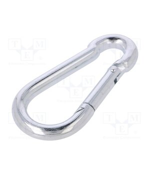 KSO.9.90 Carabiner; steel; for rope; L: 90mm; zinc; 9mm 3VpF4AXojlWo91yjVeSt4Ytznbow4cdmmZb6UC12b5o