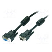 CV0004 Cable; D-Sub 15pin HD socket,D-Sub 15pin HD plug; black; 1.8m g_lETp3czAPO1rBb_x20ybv12exyOujLC25kprVEyxU