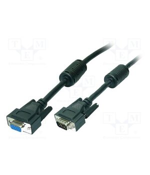 CV0004 Cable; D-Sub 15pin HD socket,D-Sub 15pin HD plug; black; 1.8m g_lETp3czAPO1rBb_x20ybv12exyOujLC25kprVEyxU
