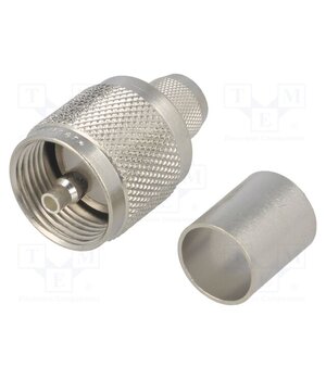 J01040A0006 Connector: UHF (PL-259); plug; male; straight; RG213; crimped; 50Ω 1Fc9wvn8So8JzrMmZ021c0S5uHOTSlTNxFeIJUgUsCc