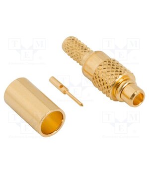 262101 Connector: MMCX; plug; male; straight; 50Ω; soldering,crimped; PTFE ZwZAXVW0HwMkzy8MepiU7JXRQvs4tW3SjJ4O20HOHcQ