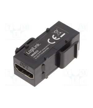 NK0033 Coupler; socket; female x2; HDMI socket x2; repeater; gold-plated xOfDn38NagDLQWhT5QOD9oPlsGL6CQA0mX1kSTE3kUE