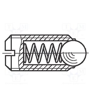 1548646 Ball latch; A2 stainless steel; BN 13370; Thread: M6; 15mm; HALDER VJ3-rjuy01dh9S7WTphTvWbCj2fJWjCNRxF3a7VtpCw