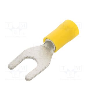 BM90332 Tip: fork; M6; Ø: 6.4mm; 4÷6mm2; crimped; for cable; insulated SdBeNSPnL553UP1zaGnSRuAmQnRNP7Cpr9xgjXqJjzo