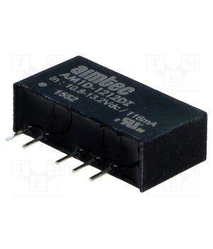 AM1D-1212DZ Converter: DC/DC; 1W; Uin: 10.8÷13.2VDC; Uout: 12VDC; Uout2: -12VDC fKUgTfLskwj4w2CNdagfMrFj5KAmeRW9Yt7Zf8ny5eE