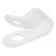 FIX-CC-28 Fixing clamp; Cable P-clips; ØBundle : 2.7mm; polyamide; natural JSu_kPLViO7agbSWkObLhQjTrt7uxKbw74dCy_hl6eI