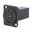 CP30202 Coupler; mini DisplayPort socket,both sides; FT; 19x24mm 97TnaPjKJHWrJkl8ziOPOBmDY3MHuacPDKJ65rsoWSM