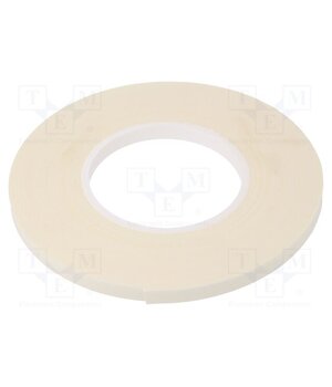 3502 PIANKOWA 1MM 9MM-11M Tape: fixing; W: 9mm; L: 11m; Thk: 1mm; two-sided adhesive; white iEozZKbyhnTSSUijDuUvo9zLrUyjpesJFS86_QlJbmo