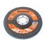 3927-125IM-P80 Flap grinding wheels; Ø: 125mm; Granularity: 80; 22.23mm; Class: 4* hpk1X_Iyvc9vtEdGMGGvjK2zq4YB6yr8ehnmwq2WrHQ