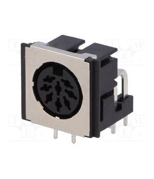 FM6728 Connector: DIN; socket; female; shielded; PIN: 8; 270°; angled 90° pp8O_4MrLP0IBfRbiFGmEwoHvWQVBrjwfy2jfBDXnxo