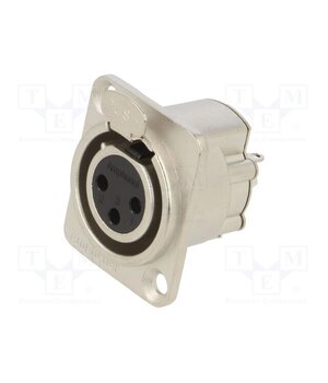 AX3FD Connector: XLR; socket; female; AX; 15A; 133V; PIN: 3; IP40; soldering sIxtEFSPMnpOcuSCRjHvI1j2jxaoCzmwu1XHHw4bQmY