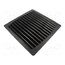EF 60 55 BK Filter; Cutout: 291x291mm; D: 39mm; IP55; Mounting: push-in; black nlFb7I58t2ecgQVQCDDswART8M4Z799GDQSw2iWLEes
