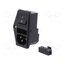 4304.6058 Connector: AC supply; socket; male; 10A; 250VAC; C14 (E),C18; 6762 F1EsNvY7uRrqY5LMtBj_iLjBMYsJlhqQBJR0cvadWFg