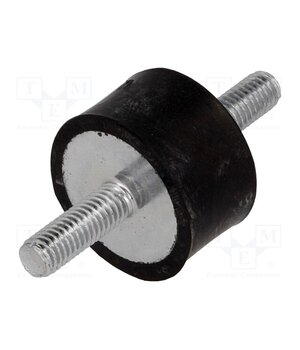 DVA.1-25-15-M6-18-55 Vibration damper; M6; Ø: 25mm; rubber; L: 15mm; Thread len: 18mm wog626ZddG0PJraRmuJL10YzrrM7eBU-TrK_dXH6BKc