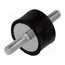 DVA.1-25-15-M6-18-55 Vibration damper; M6; Ø: 25mm; rubber; L: 15mm; Thread len: 18mm wog626ZddG0PJraRmuJL10YzrrM7eBU-TrK_dXH6BKc