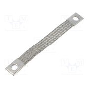 61115 Braids; earthing tape; 16mm2; Ø1: 9mm; Ø2: 9mm; 120A; L: 0.13m SUej58ELpkkGDKKpqY75Y40sBtIUZ7paQIKVleHjhBA