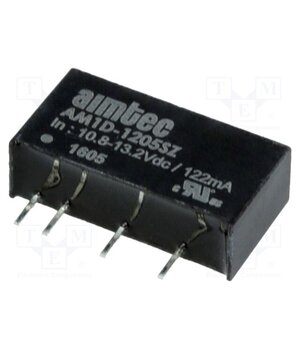 AM1D-1205SZ Converter: DC/DC; 1W; Uin: 10.8÷13.2VDC; Uout: 5VDC; Iout: 200mA fAheDue8m5U_y6IMIGnLcHFraUbWkDYkErAIz_Kl5_E