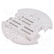 ROMI CHASSIS BASE PLATE - WHITE Chassis; POLOLU Romi; white; Kit: Romi chassis; 165mm kD4kbuIUNfa4fD6lmrcopErg_GhPzqSsLO9FYa3F-UE