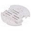 ROMI CHASSIS BASE PLATE - WHITE Chassis; POLOLU Romi; white; Kit: Romi chassis; 165mm kD4kbuIUNfa4fD6lmrcopErg_GhPzqSsLO9FYa3F-UE
