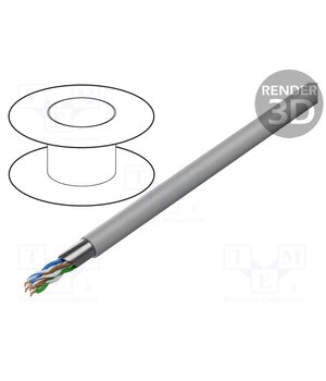 7860NBH.00305 Wire; F/UTP; 4x2x23AWG; 6; wire; Cu; Insulation: FRNC; grey; 305m OIVS7sxmFMgXRR8AIpX-tHBVhiZ2VI_JX7pKyNLtTCM