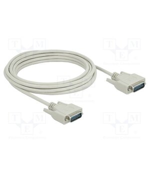 85978 Cable; D-Sub 15pin plug,both sides; Len: 5m; beige; Øcable: 6mm VybrGdmk6blmpyizqimOXaWVIdn5uijeAxPST7rKaYY