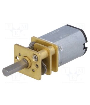 FIT0302 Motor: DC; with gearbox; 6VDC; 100mA; Shaft: D spring; 500rpm; 30: 1 KO2s9fdkCwNAlUTGQdh5R2JBfkhxBP0d66oPmOAPZew