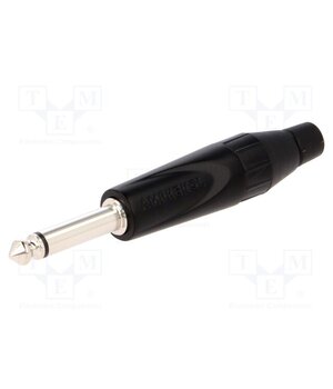 TM2PB Connector: Jack 6,3mm; plug; male; mono; ways: 2; straight; black TQJKwxXFRQfsyMU3Vw9CI0kpyLDhusH7tZZDCbwzHtI