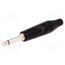TM2PB Connector: Jack 6,3mm; plug; male; mono; ways: 2; straight; black TQJKwxXFRQfsyMU3Vw9CI0kpyLDhusH7tZZDCbwzHtI
