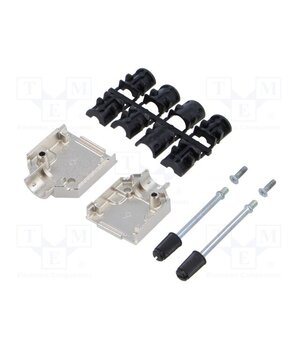 8655MH0902BKLF Enclosure for connectors: D-Sub; for cable; straight; shielded r9J98aYwYMLeFXR_G1oEqzxGbp6RHcx8dOUL5tAs0VY
