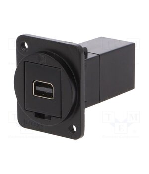 CP30202M3B Coupler; mini DisplayPort socket,both sides; FT; 19x24mm; metal _UnyHAtYCoPhtqOLNaOFPKFJCrSZB-HPtUXbSqXsLS4