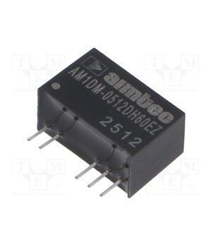 AM1DM-0512DH60EZ Converter: DC/DC; 1W; Uin: 4.5÷5.5VDC; Uout: -12VDC; Uout2: 12VDC I7aipGv2IEMTZfQckAPmNUB4m-iBLwg1ZhJub-fObXc