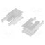 ROMI CHASSIS MOTOR CLIP PAIR - WHITE Bracket; white; POLOLU Romi OJ6Lz4UPMaIl-0RdsszizD7Pm8l1C1OM_nXDD3DmlWs